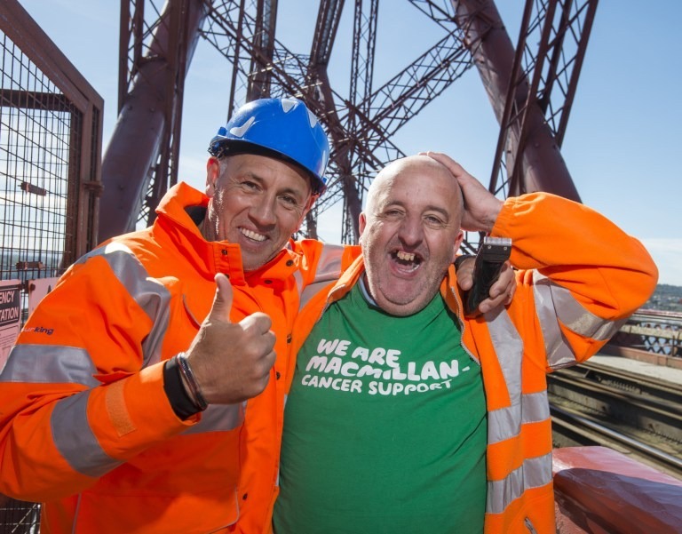 Macmillan Cancer Support’s Brave the Shave – Forth Rail Bridge