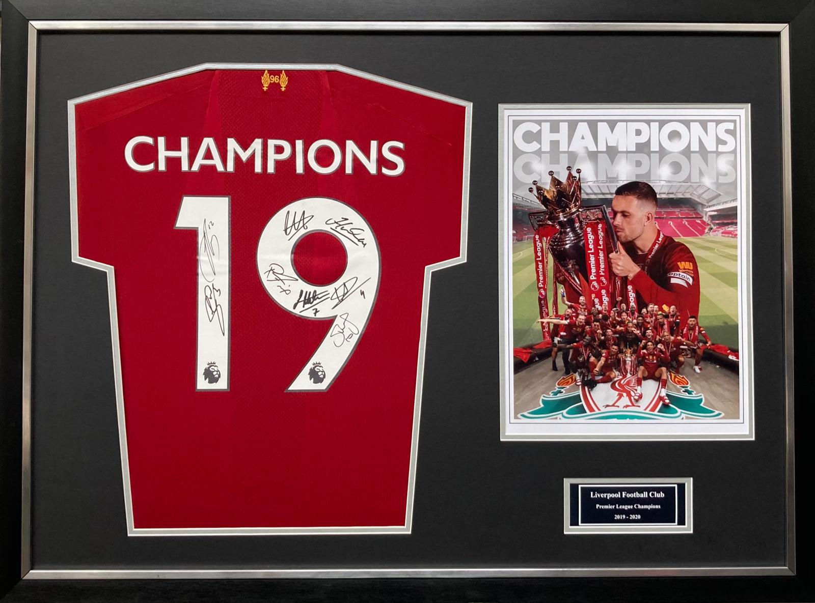 Premier League Champions 19 Shirt Signed By 8