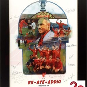 EE-AYE-ADDIO (We Won the Cup) Print - Signed By The 1965 FA Cup Winning Team