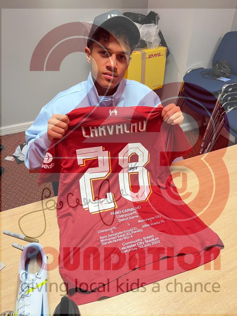 Fabio Carvalho Signed Debut Shirt