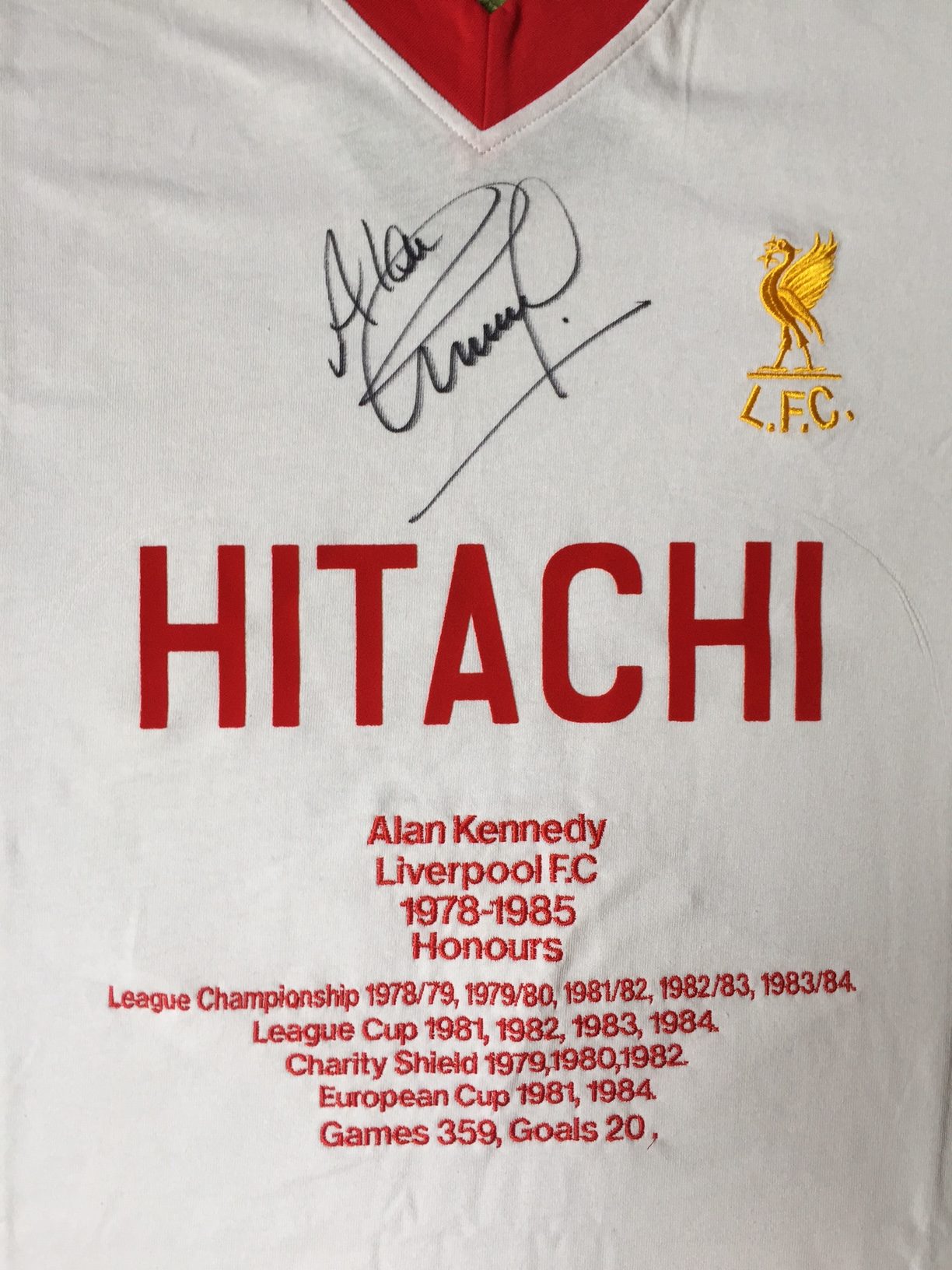 Alan Kennedy Signed Honours Shirt - Image 3
