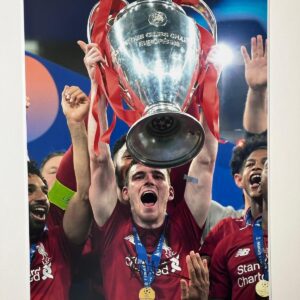 Andy Robertson Signed Champions League Print (16x12)
