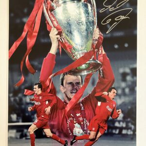 Didi Hamann Personally Signed Liverpool FC Montage