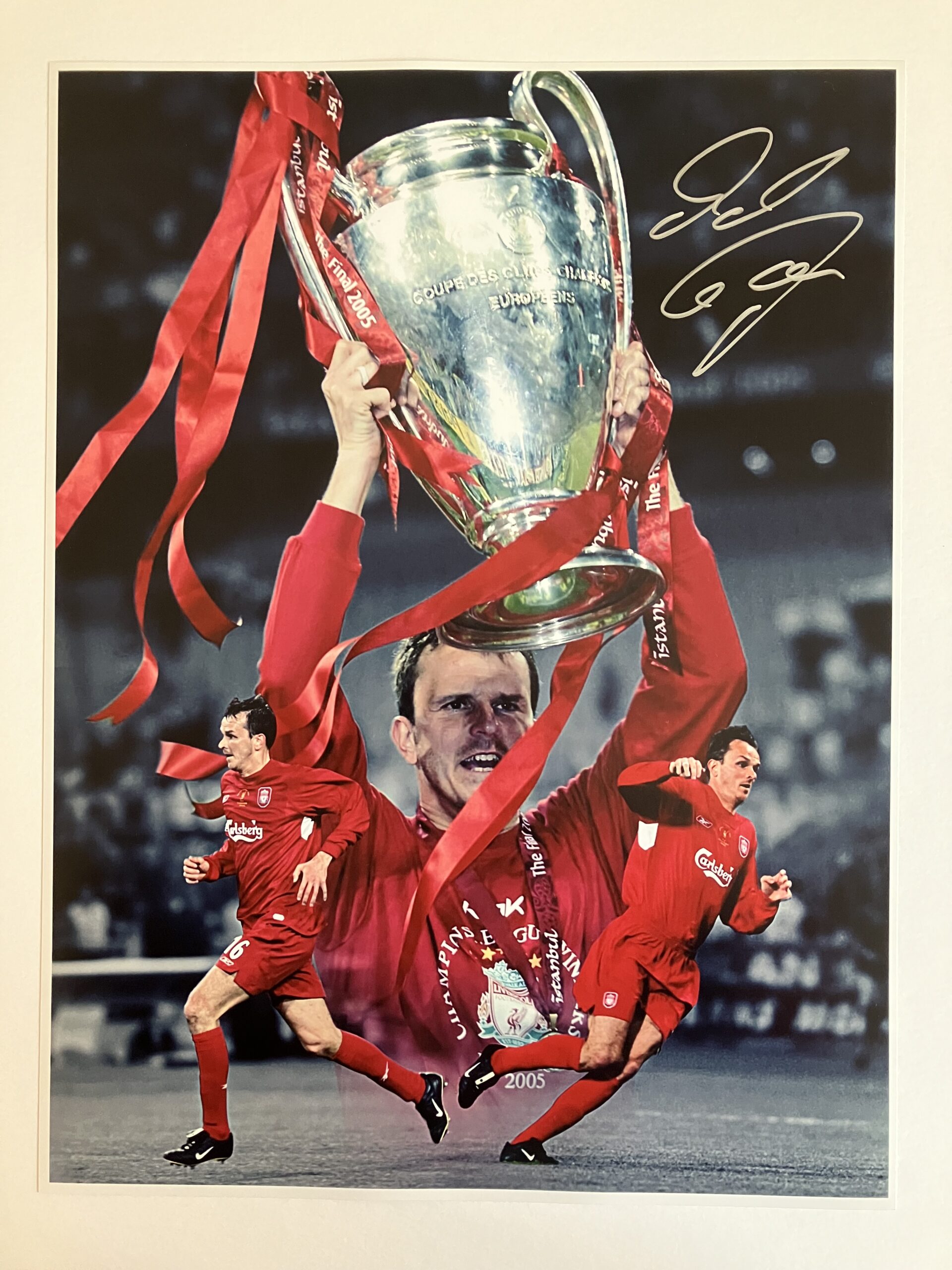 Didi Hamann Personally Signed Liverpool FC Montage