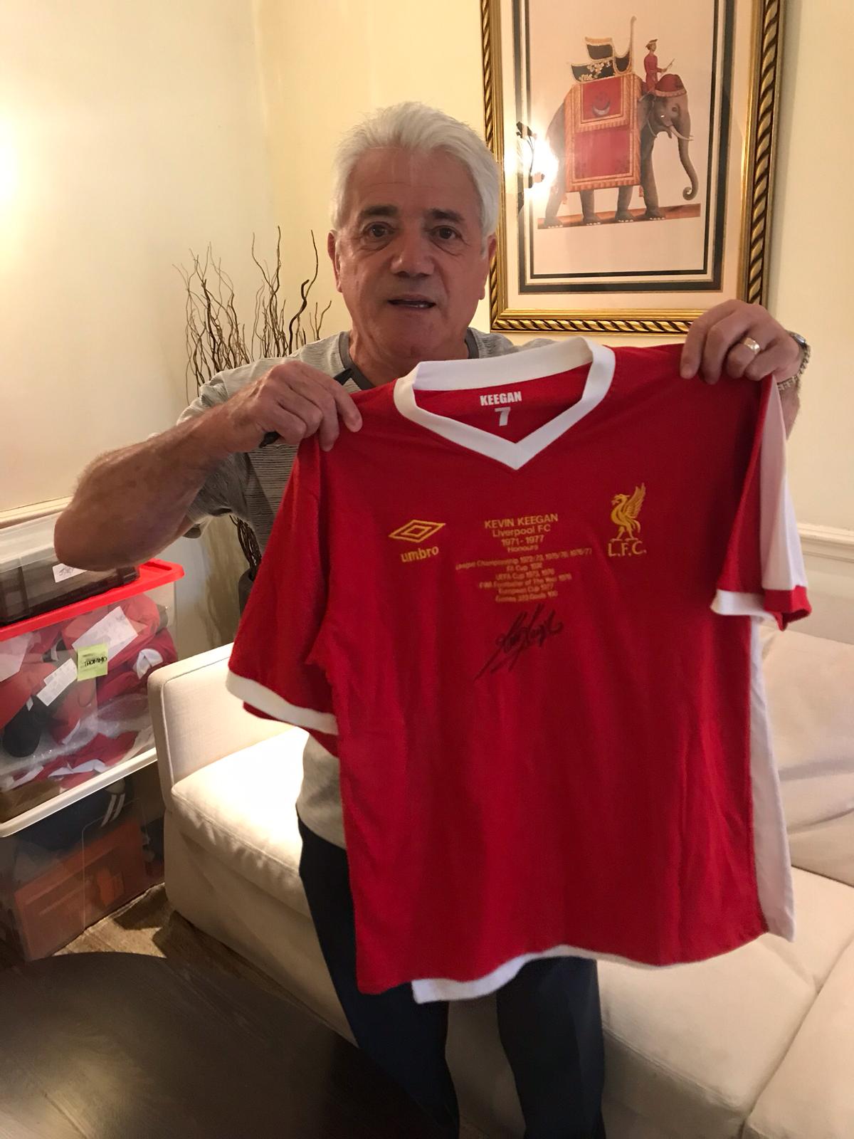 Kevin Keegan Signed Honours Shirt