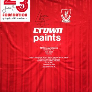 Mark Lawrenson Signed Honours Shirt