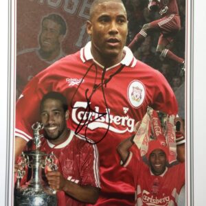 John Barnes Signed Liverpool FC Montage Print