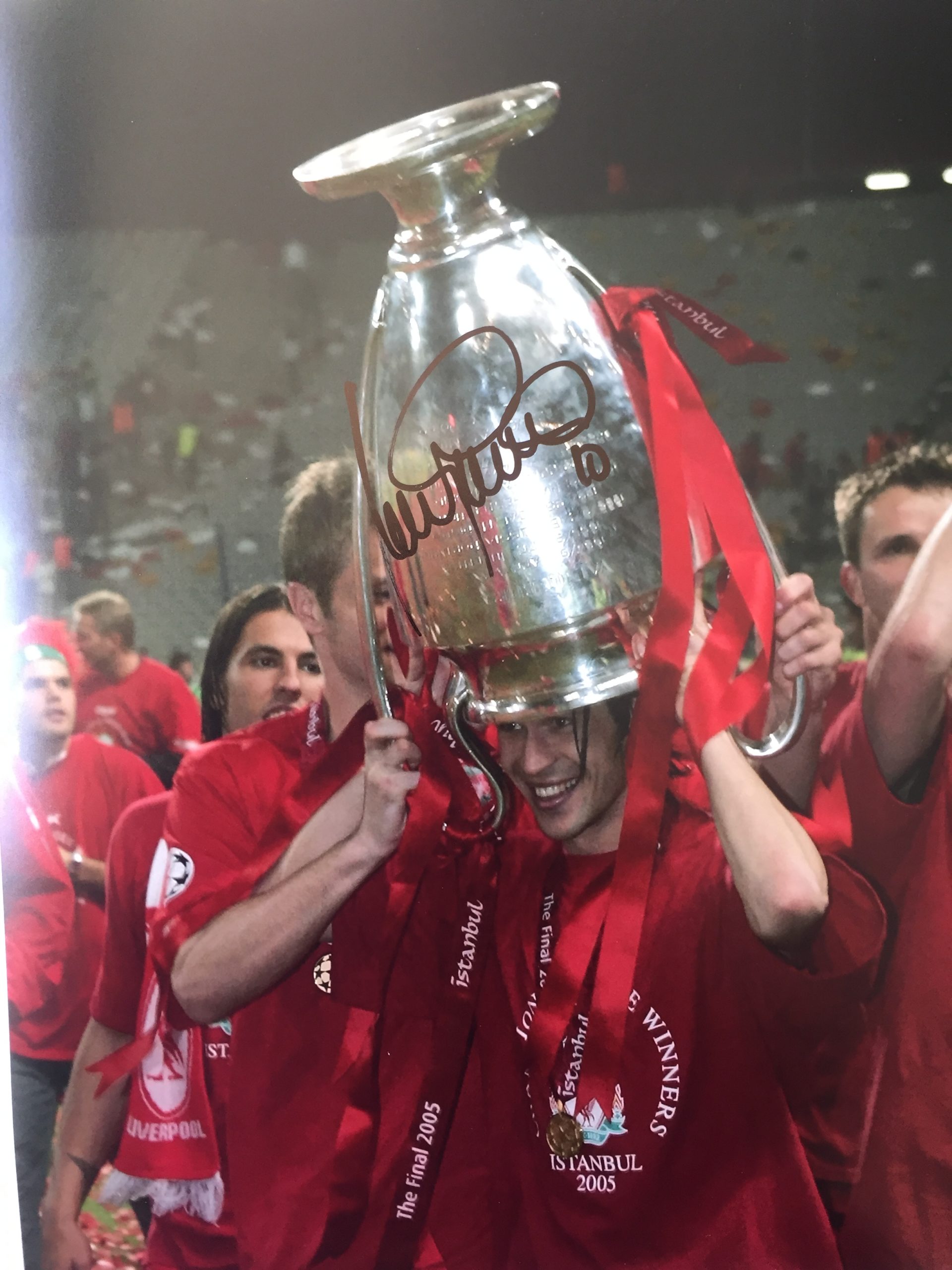 Luis Garcia Signed Print (Champions League)