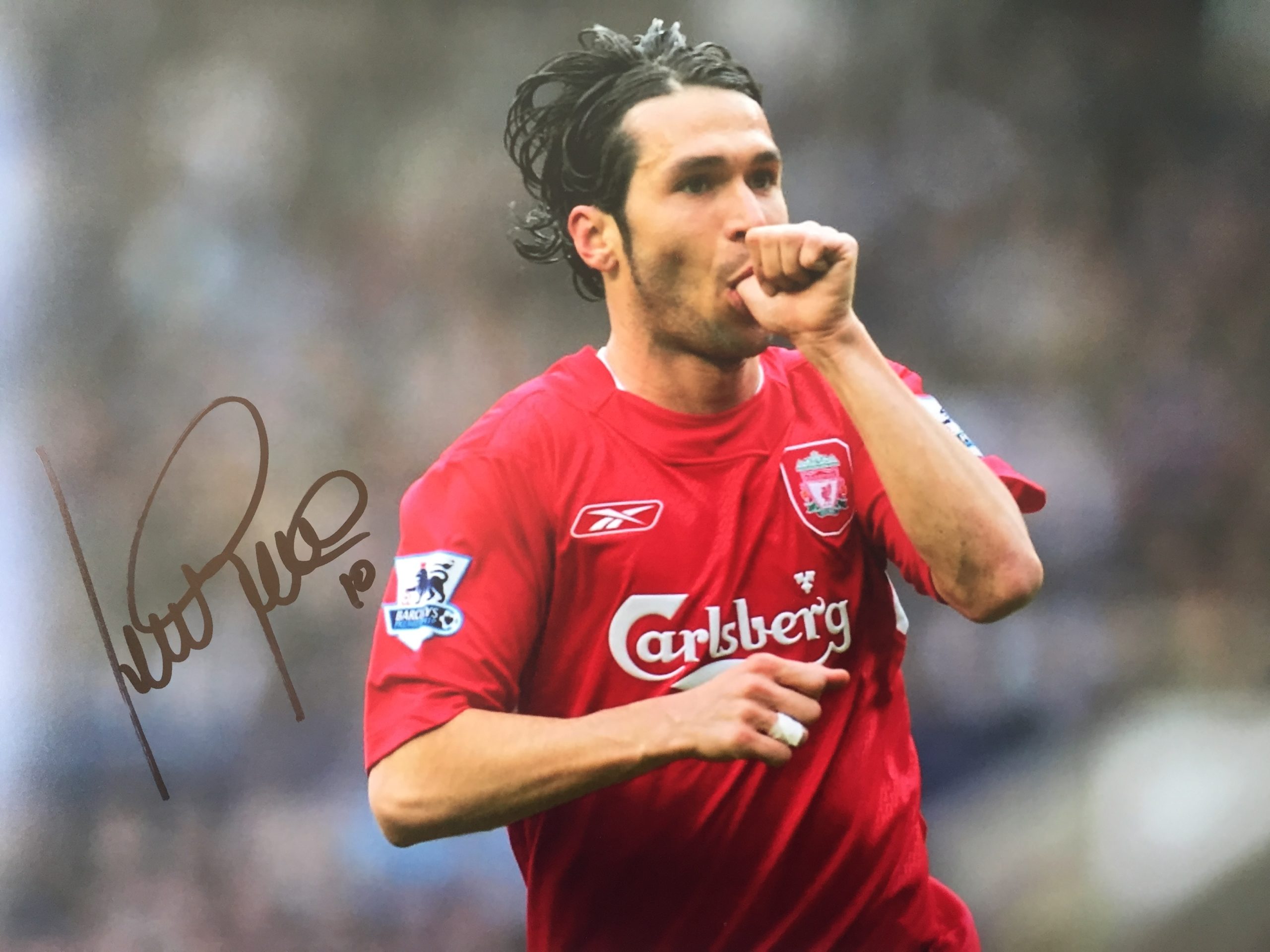 Luis Garcia Signed Print (Goal Celebration 1)