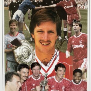 Ronnie Whelan Personally Signed Montage