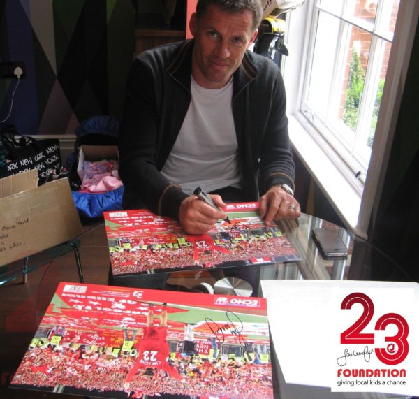 New Liverpool Limited Edition Jamie Carragher Signed Istanbul Print - Image 2