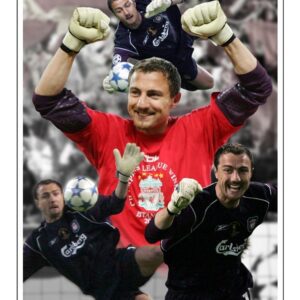 Jerzy Dudek Signed Liverpool FC Print