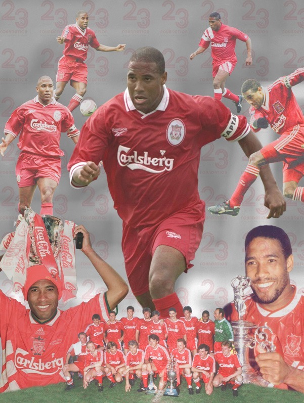 John Barnes Signed Liverpool FC Montage Print