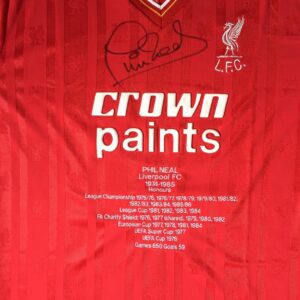 Phil Neal Signed Honours Shirt
