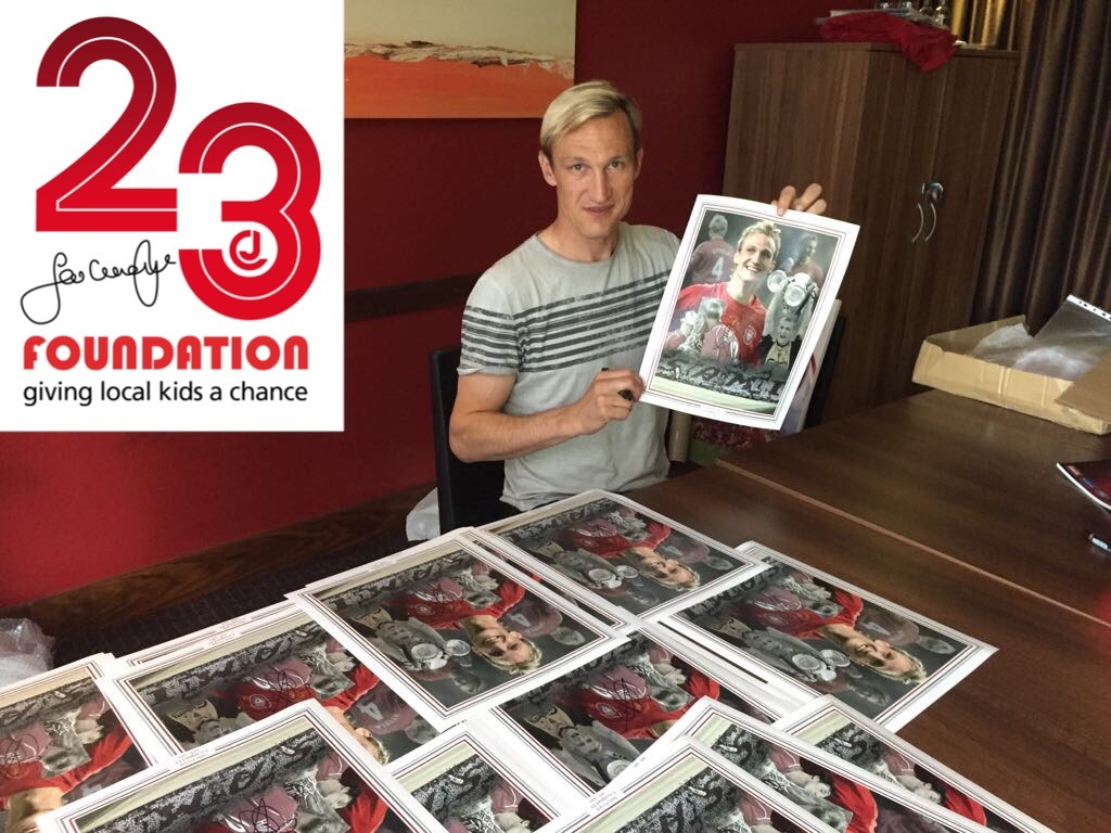 Sami Hyypia Signed Montage Print