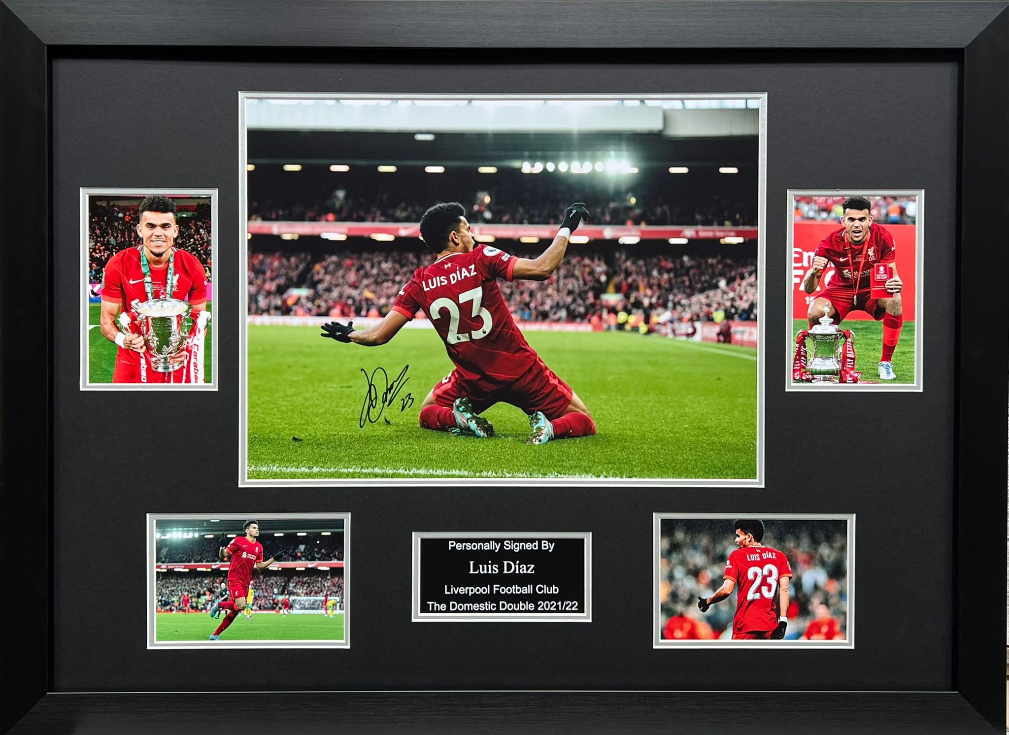 Luis Diaz Signed And Framed Montage