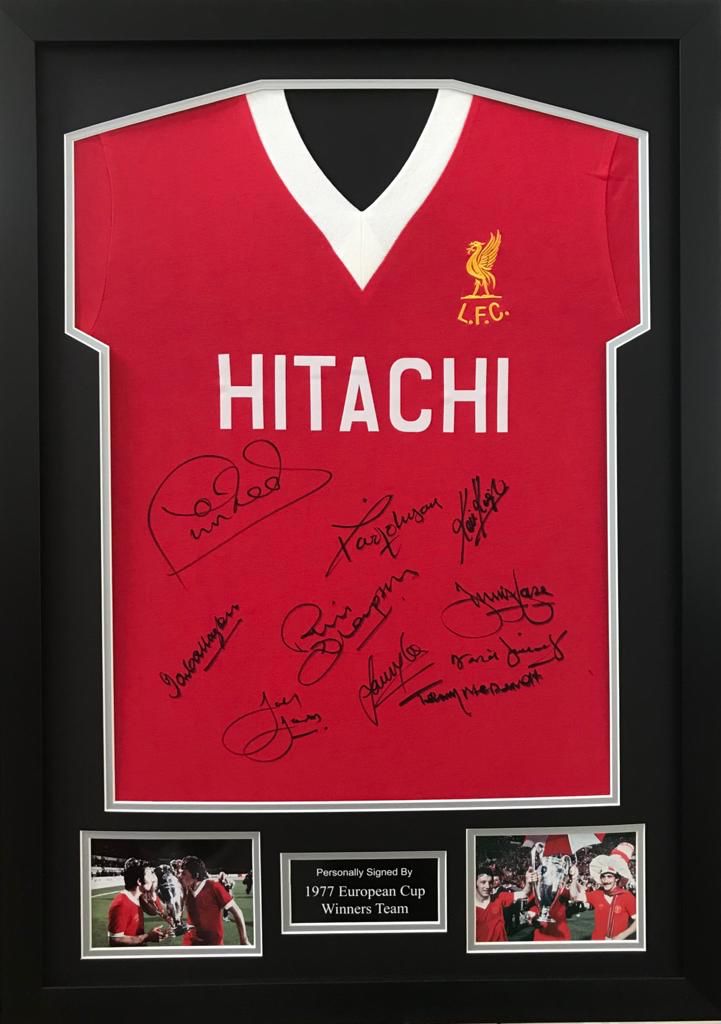 Squad Signed Shirt Signed by 1977 European Cup Winning Team