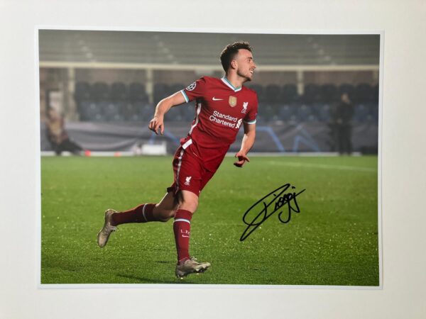 Diogo Jota Signed Print (16x12) - Jamie Carragher 23 Foundation