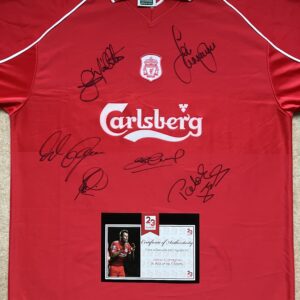 Signed 2001 Liverpool Shirt