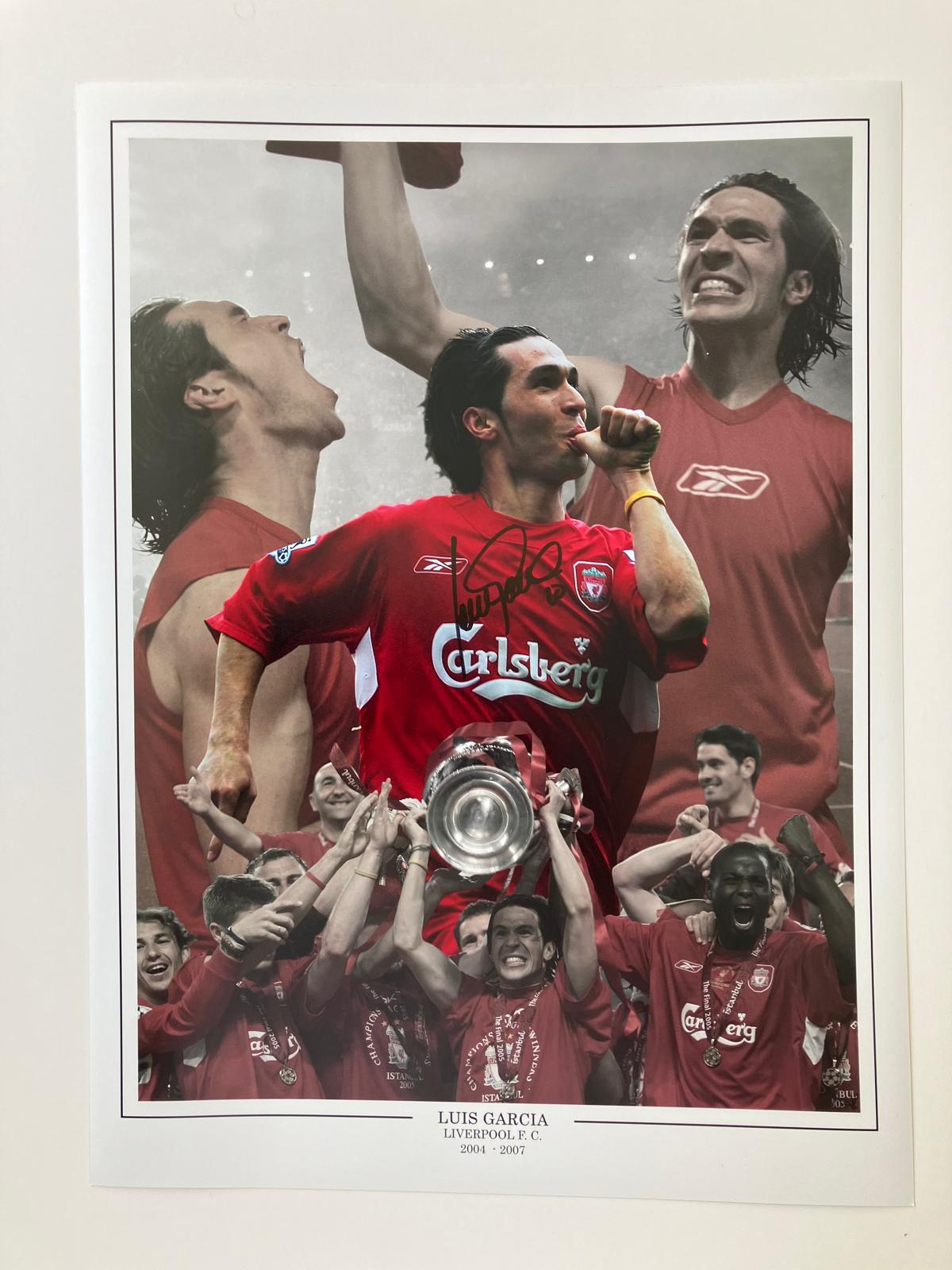 Luis Garcia Signed Montage (16 x 12)