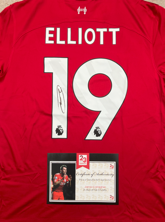 Harvey Elliot Signed Shirt