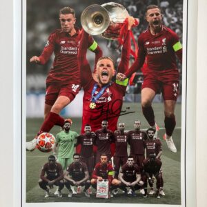 Jordan Henderson Signed Print (16x12)