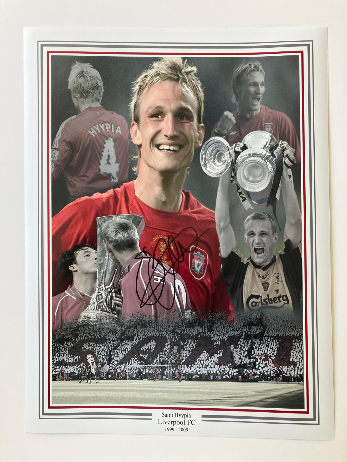 Sami Hyypia Signed Montage (16 x 12)