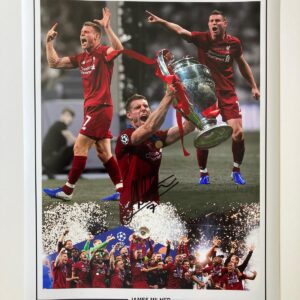 James Milner Personally Signed Montage Print (16x12)