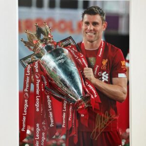 James Milner Personally Signed Print (16x12)