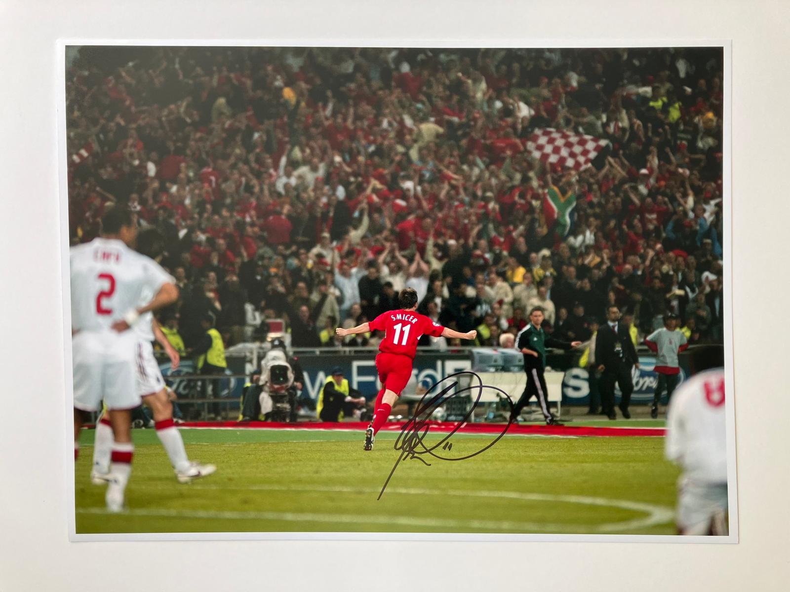 Vladimir Smicer Signed Print (16x12)