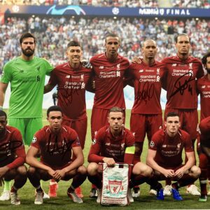 Multi Signed Champions League Final (16"x12")